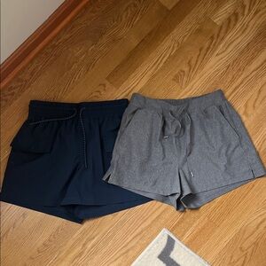 Old Navy Women's Athletic Shorts in Navy and Gray